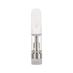 0.5ml CCELL Cartridge W/ White Tip- Ceramic Coil (1 - 1000pcs)