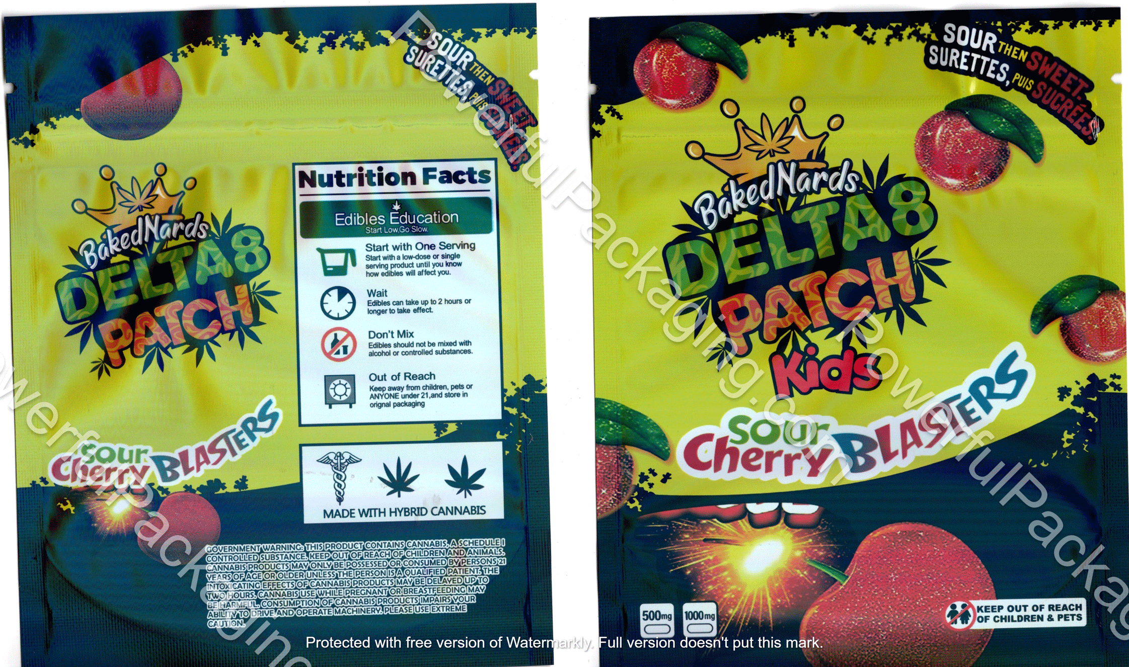 Baked Nards D8 Patch Sour Cherry Blasters