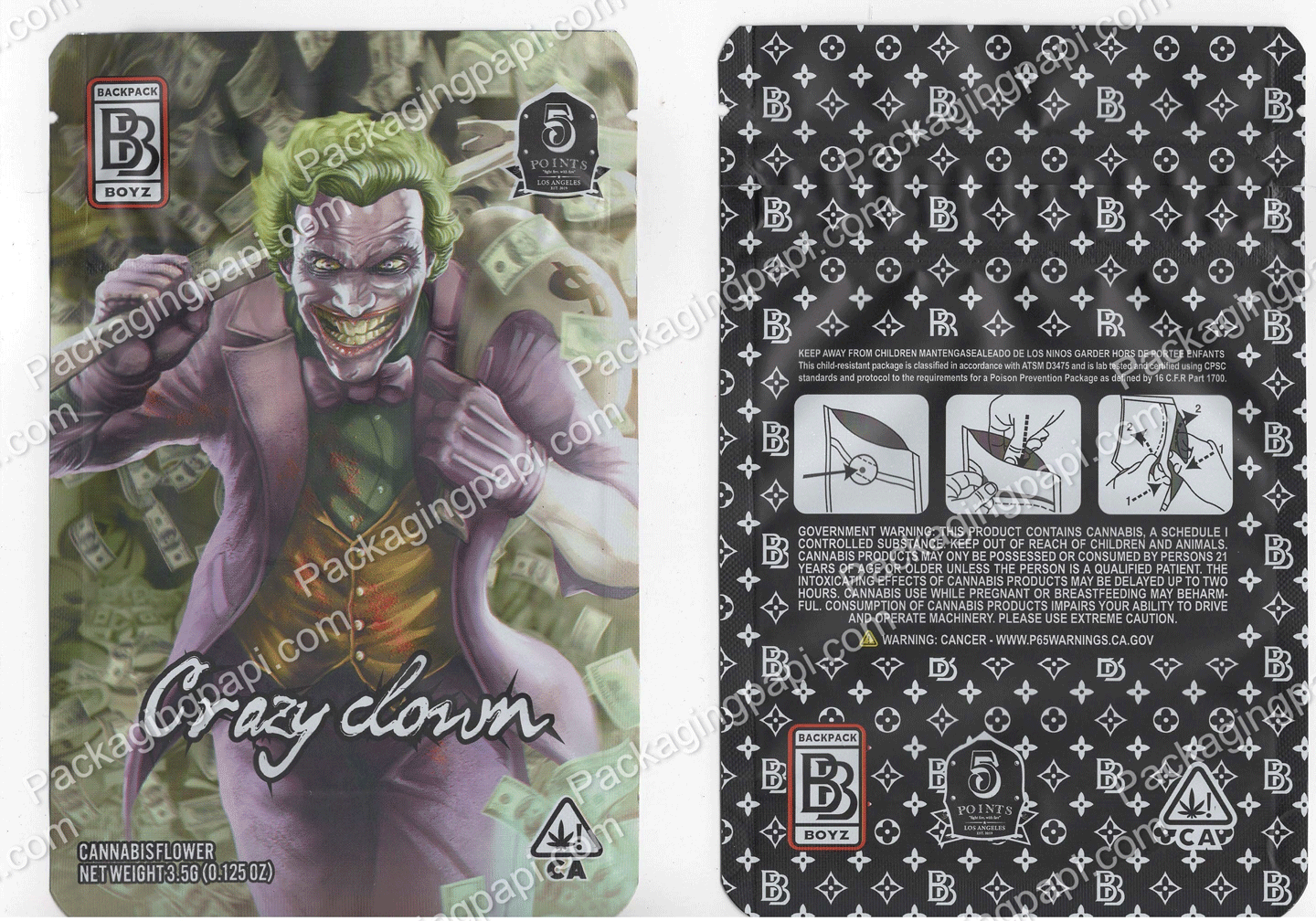 BackPackBoyz : Crazy Clown Bag *Empty Bags* (CaSupply)