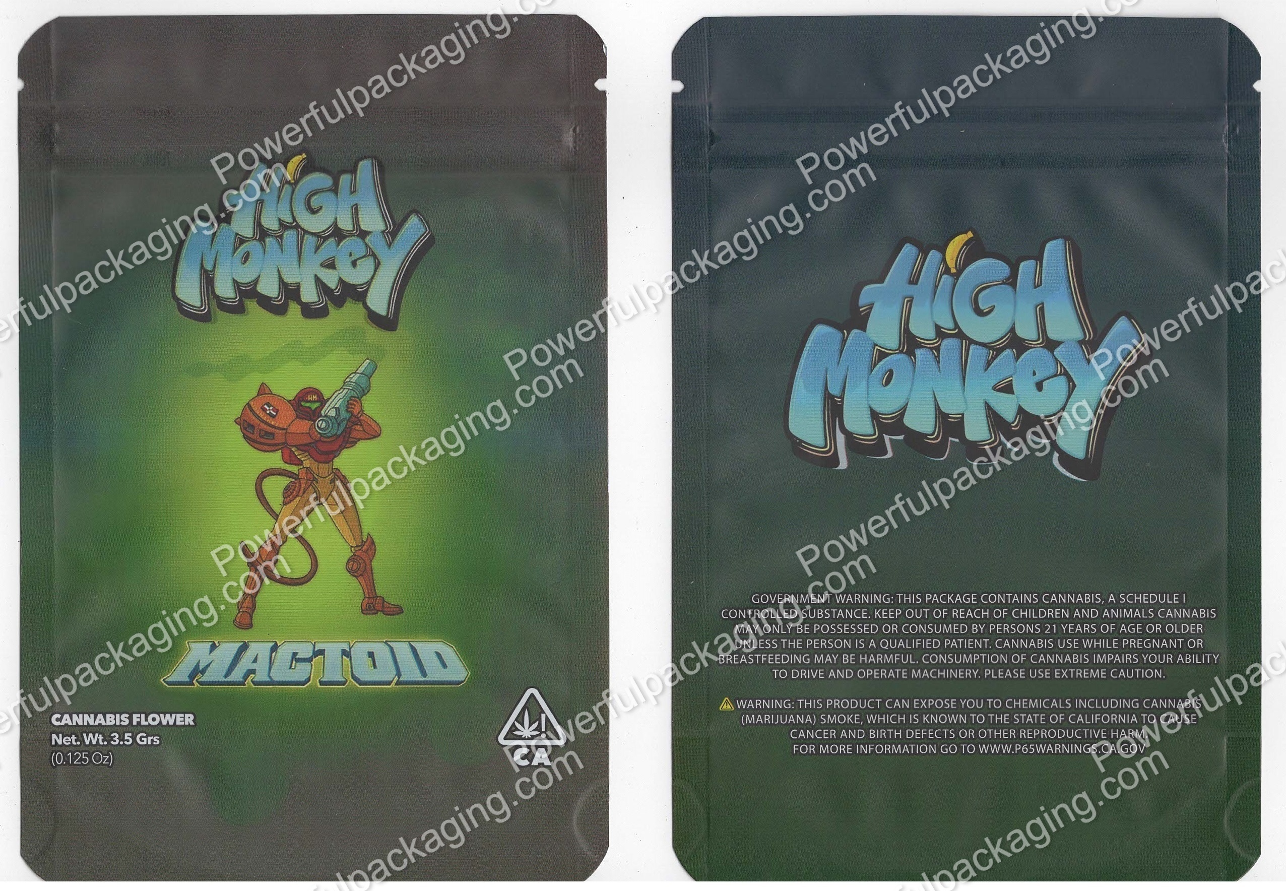 High Monkey : Mactoid Bag *Empty Bags* (CaSupply)
