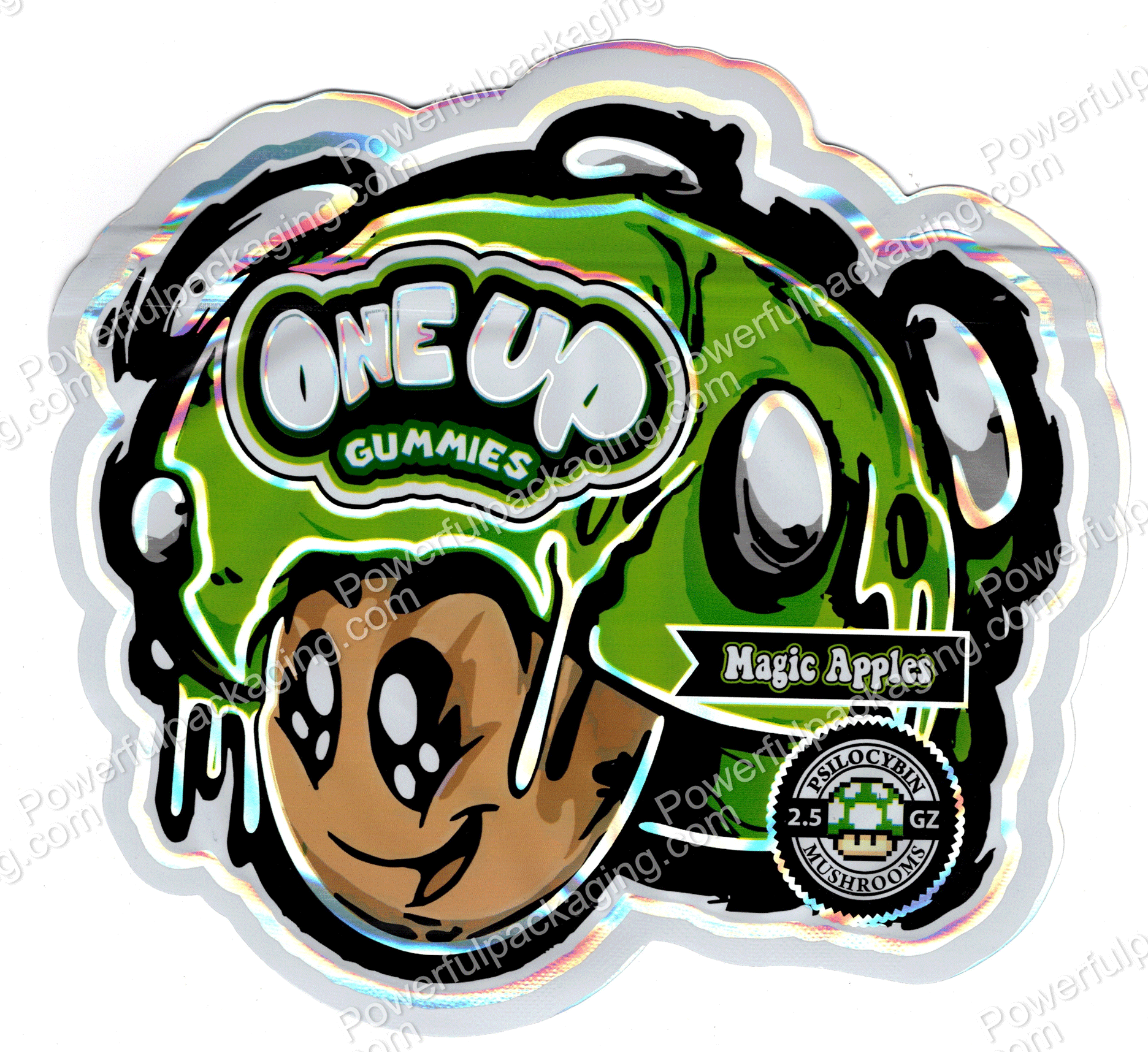 OneUp : Gummies (Magic Apples) 3D Bag *Empty Bags* (CaSupply) #3D