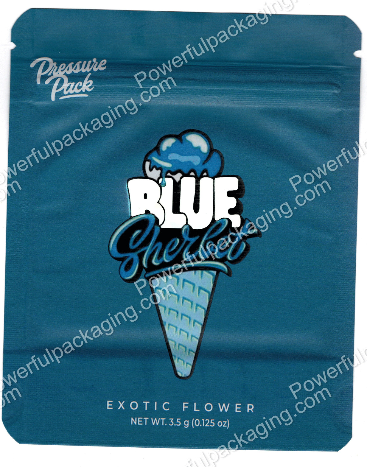Pressure Pack : Blue Sherbet Small Bag *Empty Bags* (CaSupply) #S1