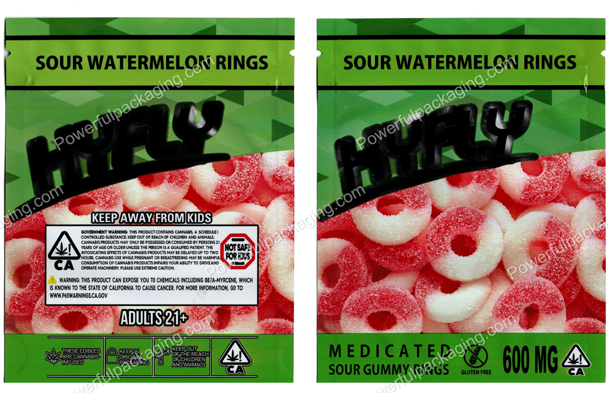HYFLY : Sour Watermelon Rings Bag *Empty Bags* (CaSupply) #H1