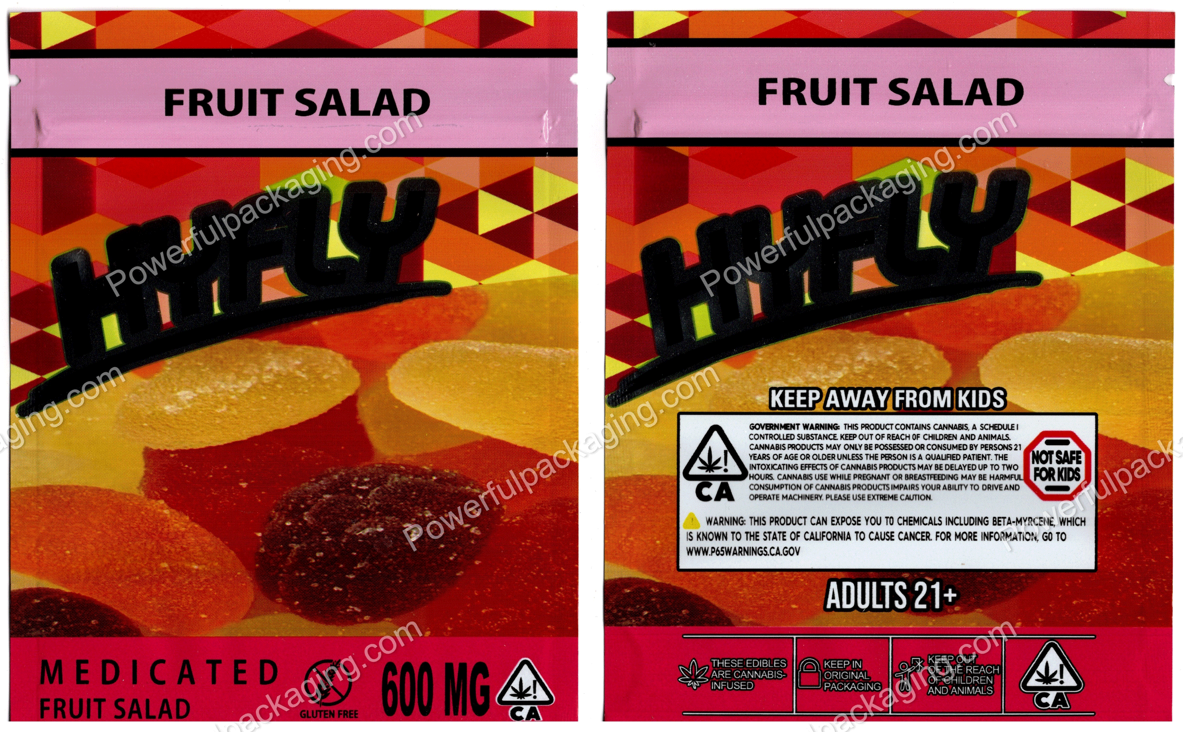 HYFLY : Fruit Salad Bag *Empty Bags* (CaSupply) #H1