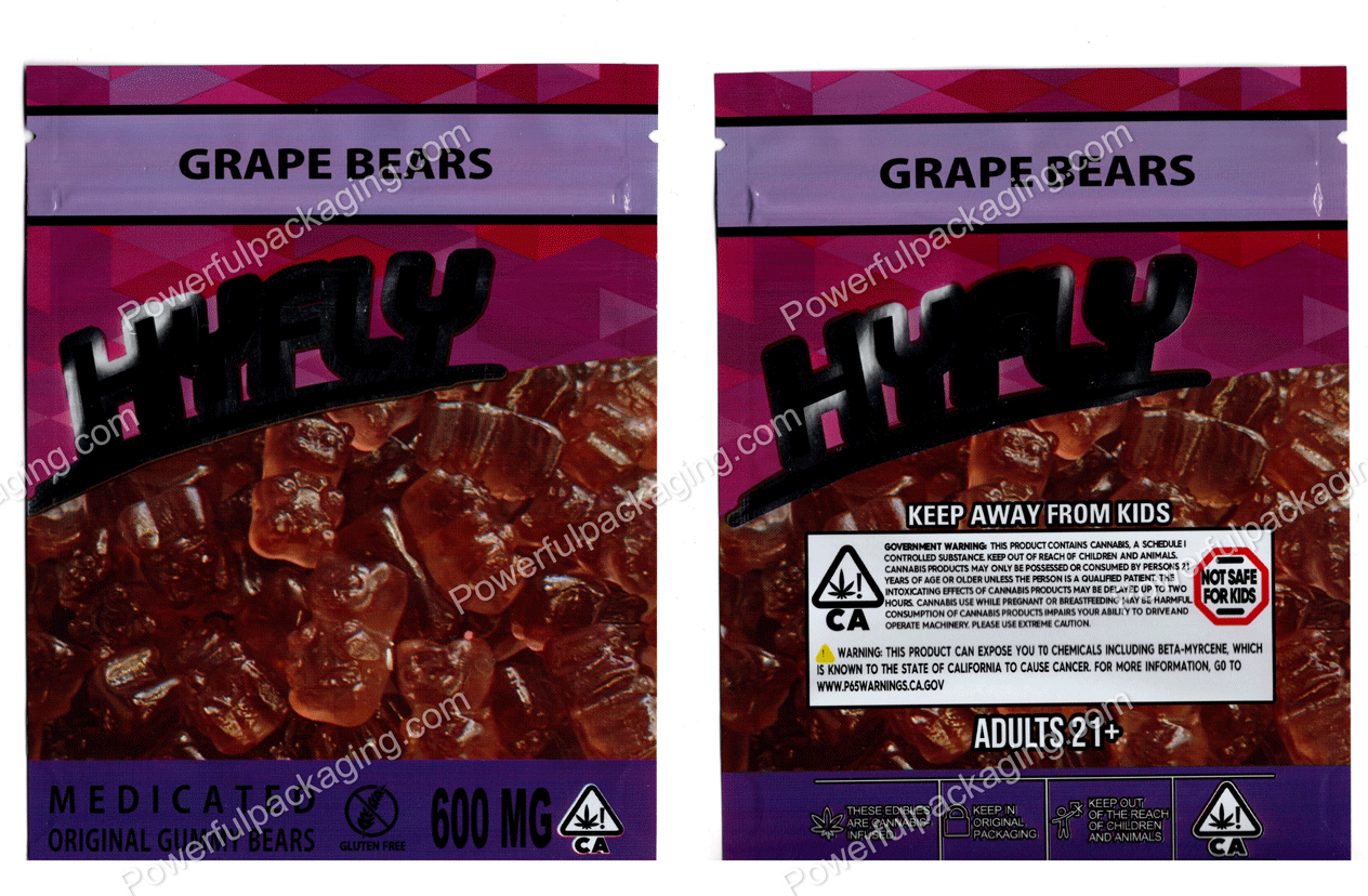 HYFLY : Grape Bears Bag *Empty Bags* (CaSupply) #H1