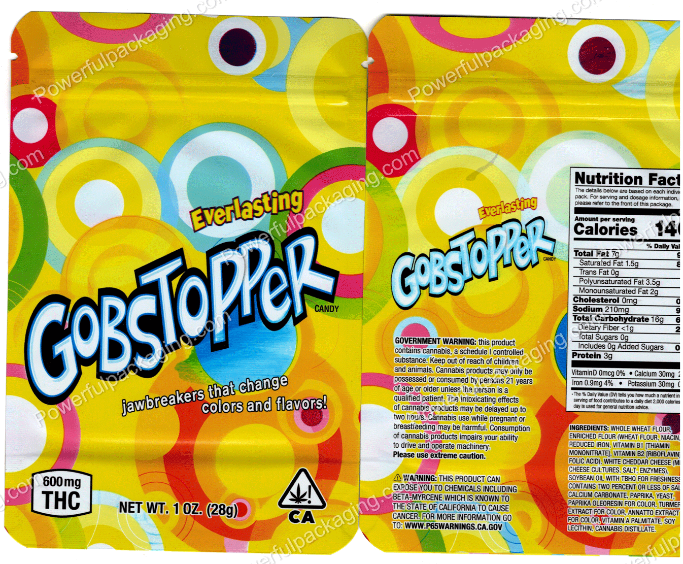 Everlasting Gobstopper : Original Bag *Empty Bags* (CaSupply) #E1