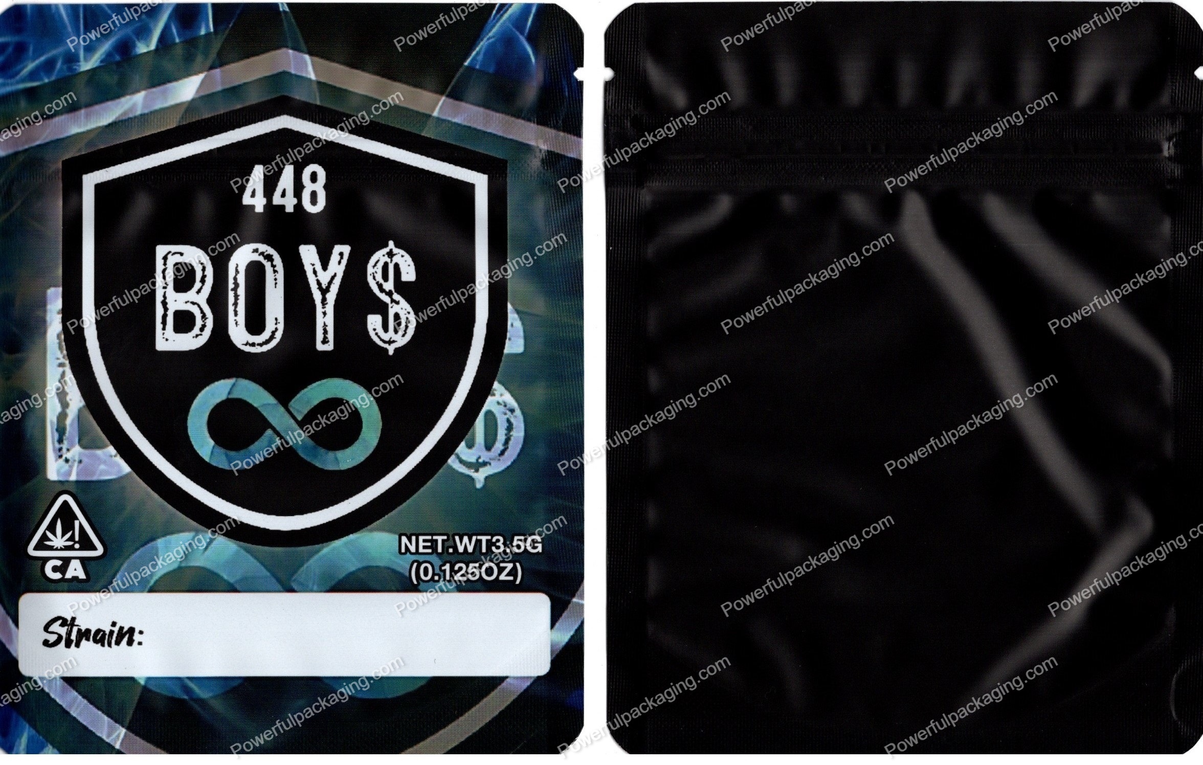 448 BOY$ Mylar 3.5 Bag *Empty Bags* (CaSupply) #S1