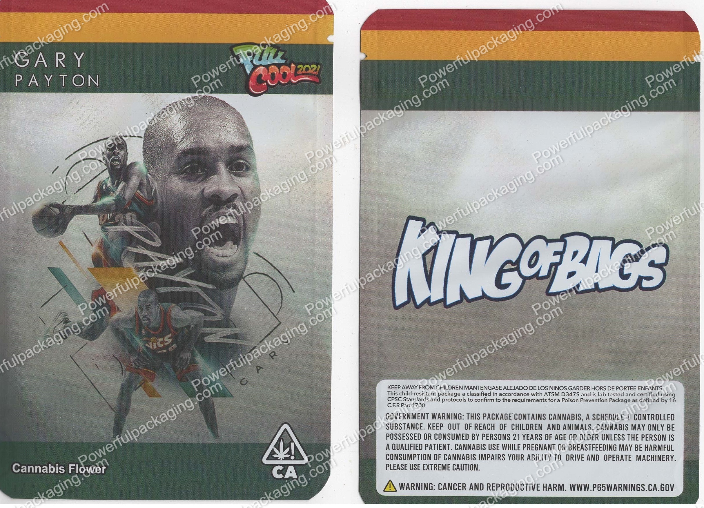 FULLCOOL2021 : Gary Payton (Gray bag) Bag *Empty Bags* (CaSupply) #R1