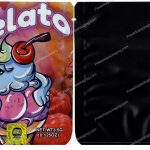 Gelato Ice Cream Cover Mylar Flower 3.5 Bag *Empty Bags* (CaSupply) #S1