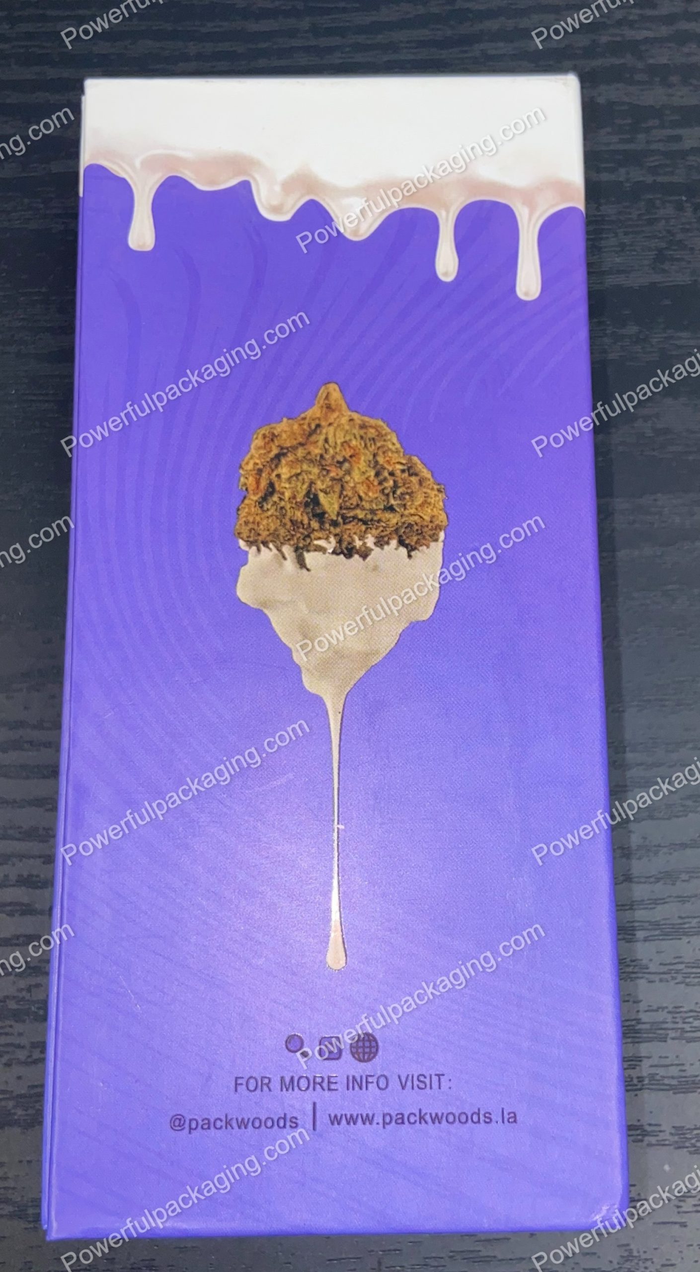 Packwoods Los Angeles x Seven Leaves : (Bon Bons) Glass Tube, Magnetic Box, Stickers, Wax and Tip/ Mouthpiece 'PREROLLED BLUNT' *Empty Pre-Rolls* (50/100 Pack Set) (CA-Supply)