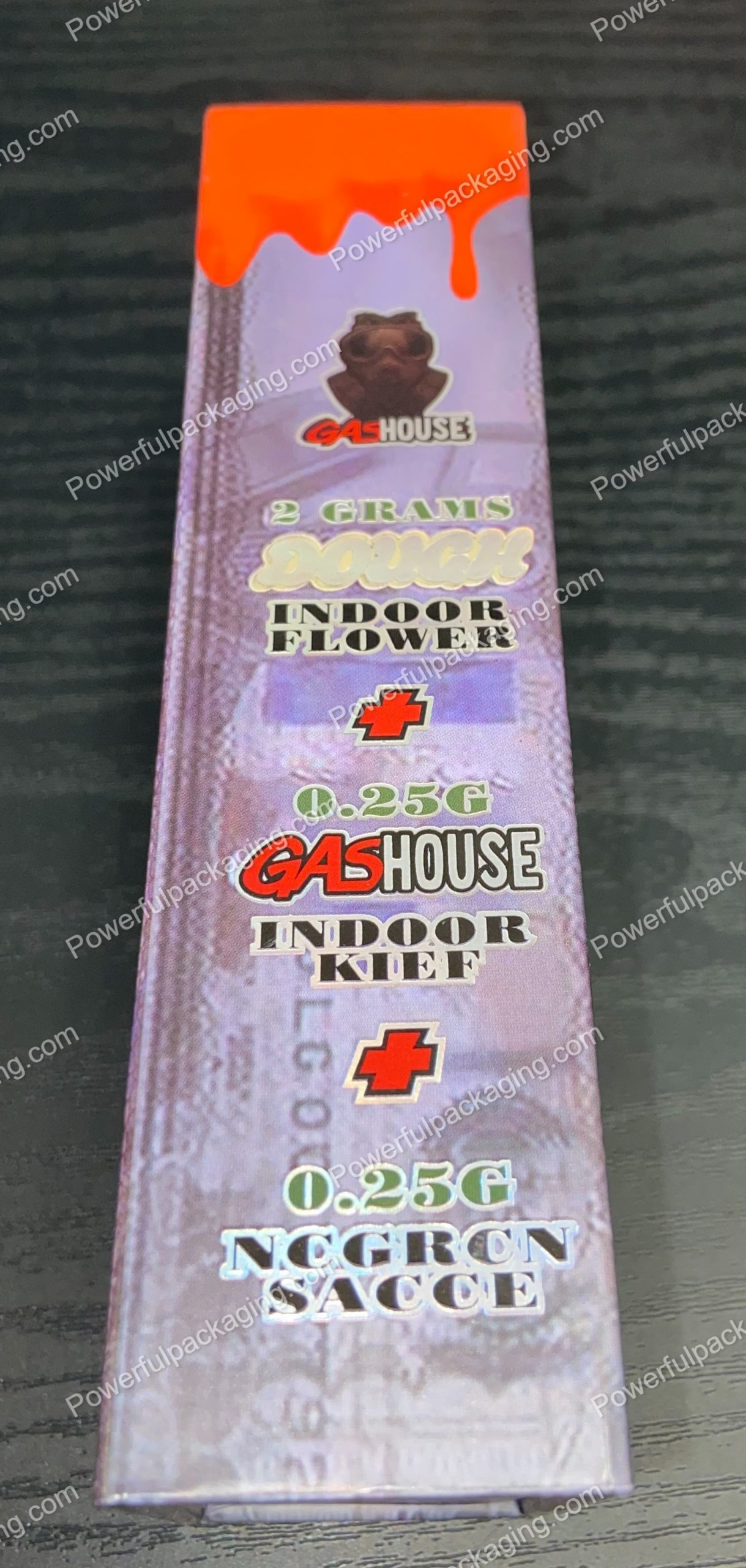 Packwoods Los Angeles x GasHouse : (Douch) Hybrid, Glass Tube, Magnetic Box, Stickers, Wax and Tip/ Mouthpiece 'PREROLLED BLUNT' *Empty Pre-Rolls* (50/100 Pack Set) (CA-Supply)