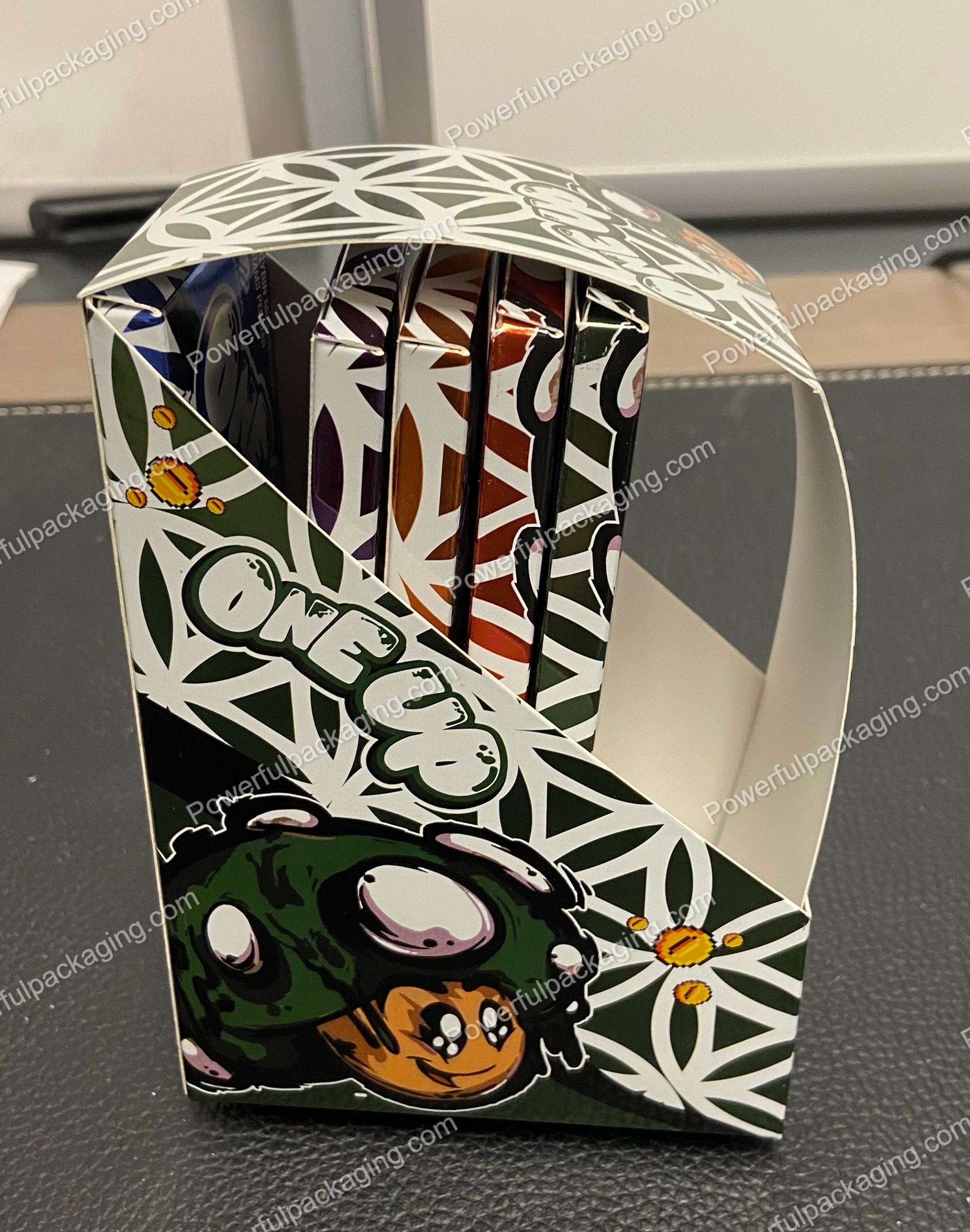 ONEUP Psilocybin Mushroom Bar : Girl Scouts (Thin Mints) 3.5g (10 Pack Box Set) (2.5x5.5in) *Empty Box* (CaSupply) #X1