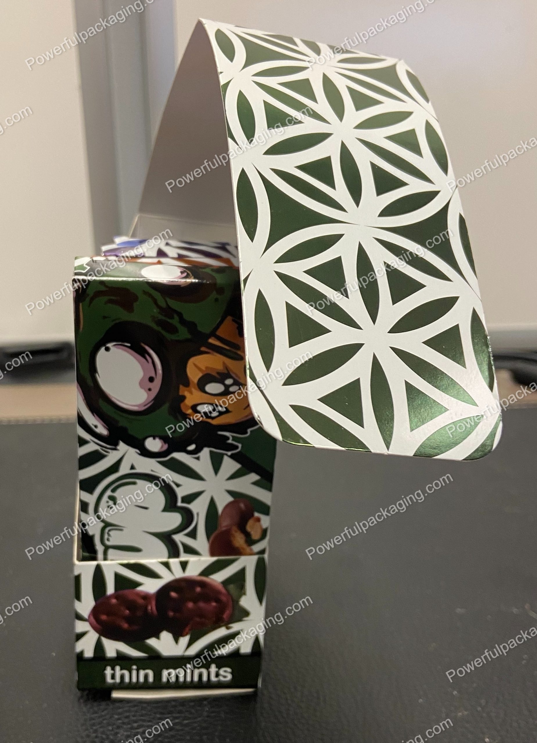 ONEUP Psilocybin Mushroom Bar : Girl Scouts (Thin Mints) 3.5g (10 Pack Box Set) (2.5x5.5in) *Empty Box* (CaSupply) #X1