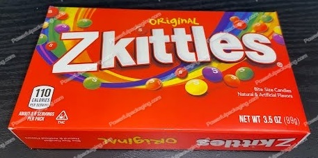 Zkittles Original Candy Box (3x5.5in) *Empty Box* (CaSupply) #X1