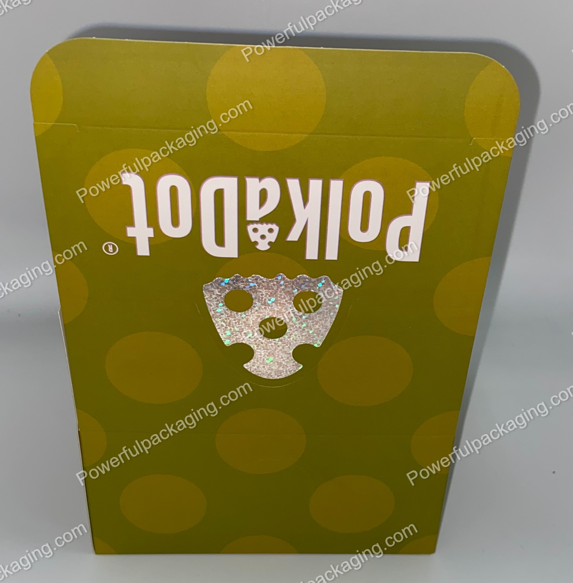 PolkaDot Magic Mushroom Belgain Chocolate : Vegan Coconut 4g 10-Pack with Display Case (5x2.5in) *Empty Box* (CaSupply)