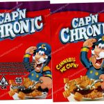 Large Cereal : Cap'n Chronic 1000mg Packaging (5x7in) Mylar Bag *Empty Bags* (CaSupply)