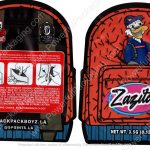 BACKPACK BOYZ : Zazitos Packaging 3.5 Mylar Bag *Empty Bags* (CaSupply) #3D