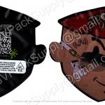 Jokes Up : Dexter RAB White Gummy 3D Mylar Flower 3.5 Bag *Empty Bags* (CaSupply) #3D