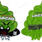 THE TEN : Wazabi 3D Mylar Flower 3.5 Bag *Empty Bags* (CaSupply) #3D