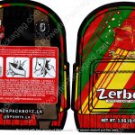 Zerbert Backpack Boyz 3D Mylar Flower 3.5 Bag *Empty Bags* (CaSupply) #3D