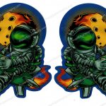 3D Rocket Ship Mylar Flower 3.5 Bag *Empty Bags* (CaSupply) #3D