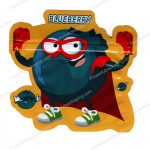 3D Mylar Blueberry Shaped Fruit Bag 3.5g Edible Packaging *Empty Bags*