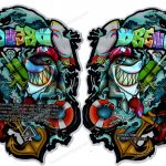 3D-Bag (Drench) Holographic Shaped Mylar Packaging *Empty Bags*