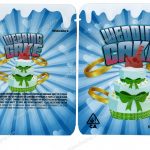 Wedding Cake (Generic Blue) Flower Packaging 3.5 Mylar Bag *Empty Bags*