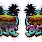 BLT Generic 3D Mylar Shaped Bag 3.5g Flower Packaging *Empty Bags*