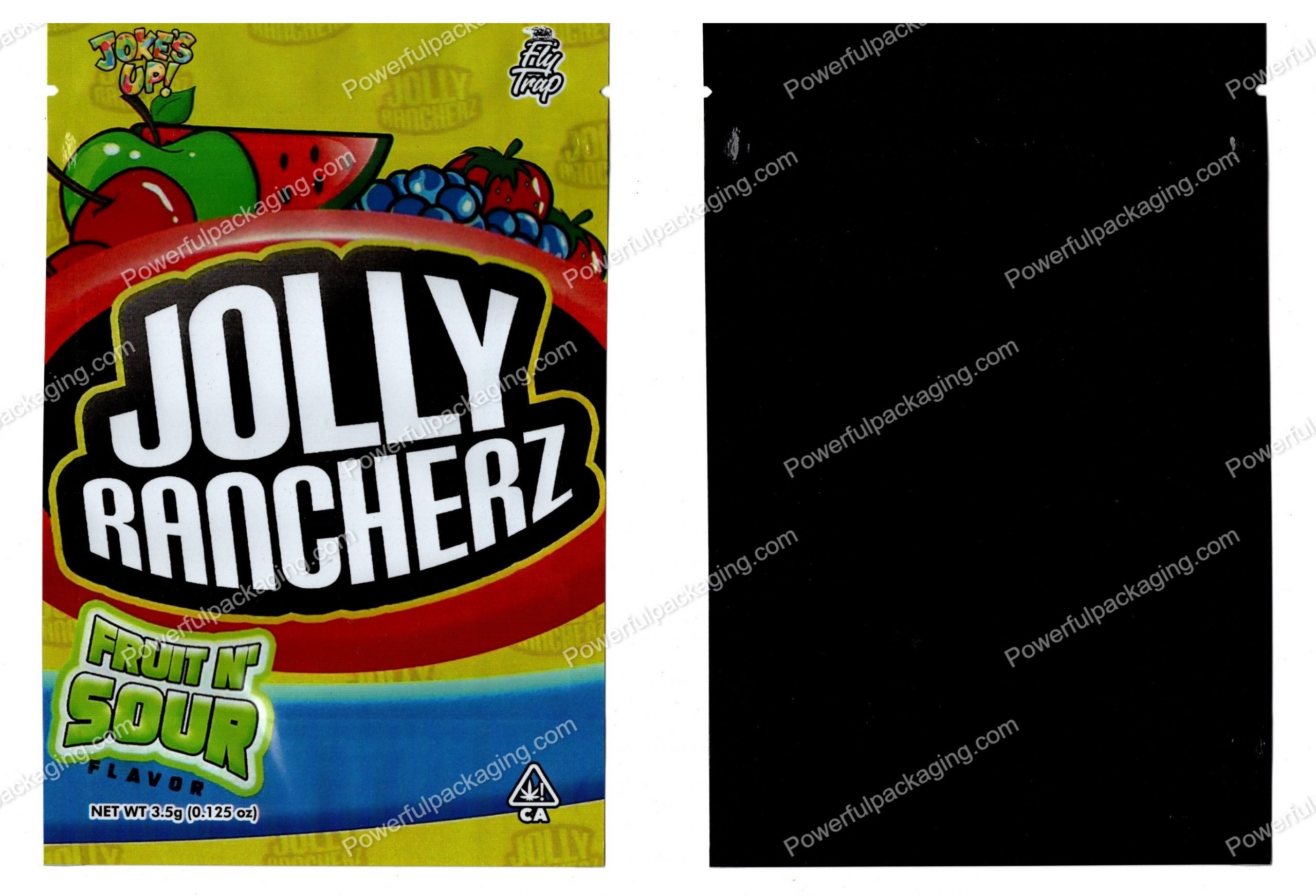 Jokes up : Jolly Rancherz Fruit N' Sour Edible Packaging Mylar Bag *Empty Bags* (CASUPPLY)