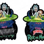 BACKWOODS Rick and Morty (Sinking) 3D Mylar Shaped Bag 3.5g Flower Packaging *Empty Bags* (CaSupply)