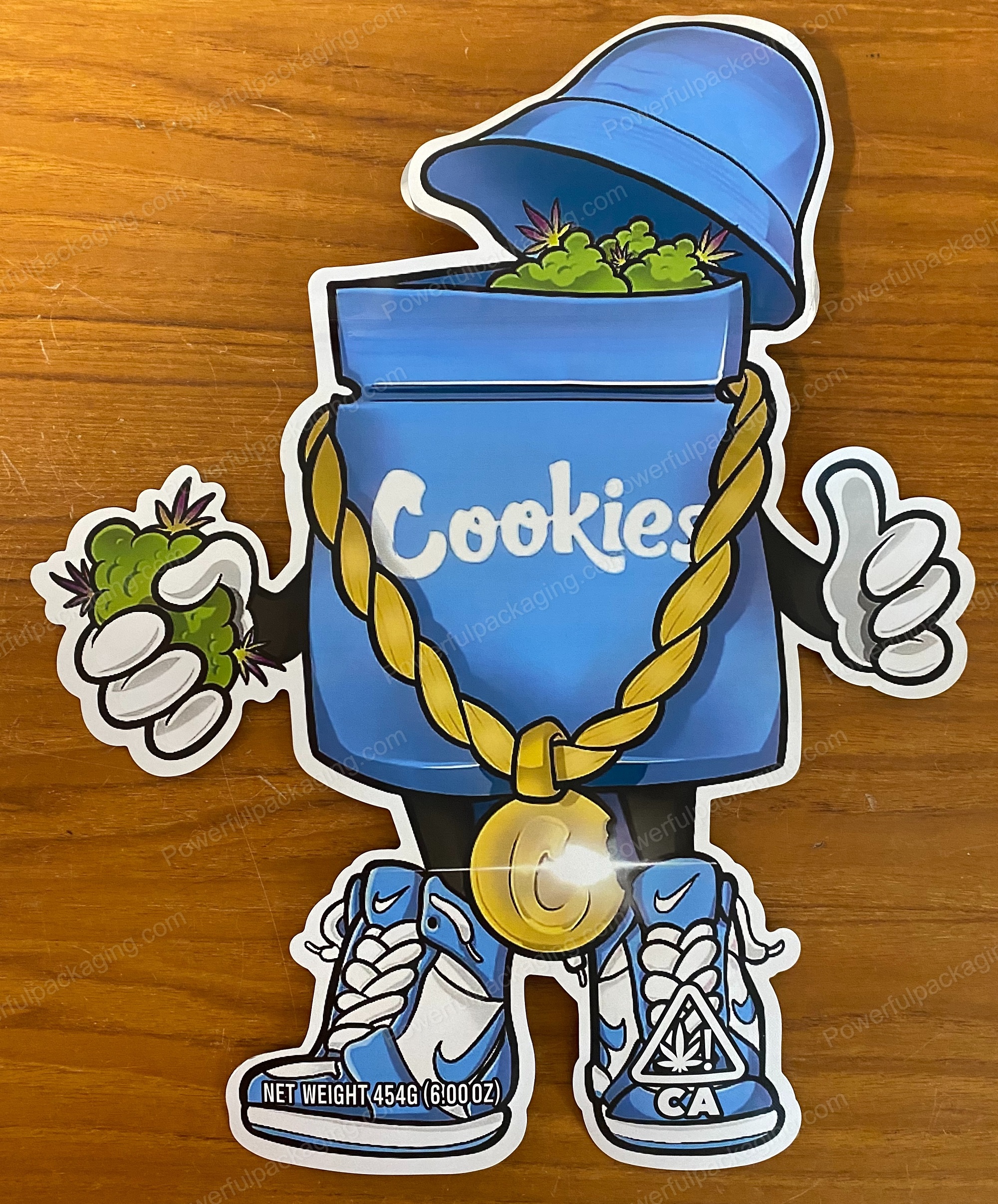 Pound Bags : (Cookies Bag) Mylar 1lb Bag *Empty Bag* (CaSupply)