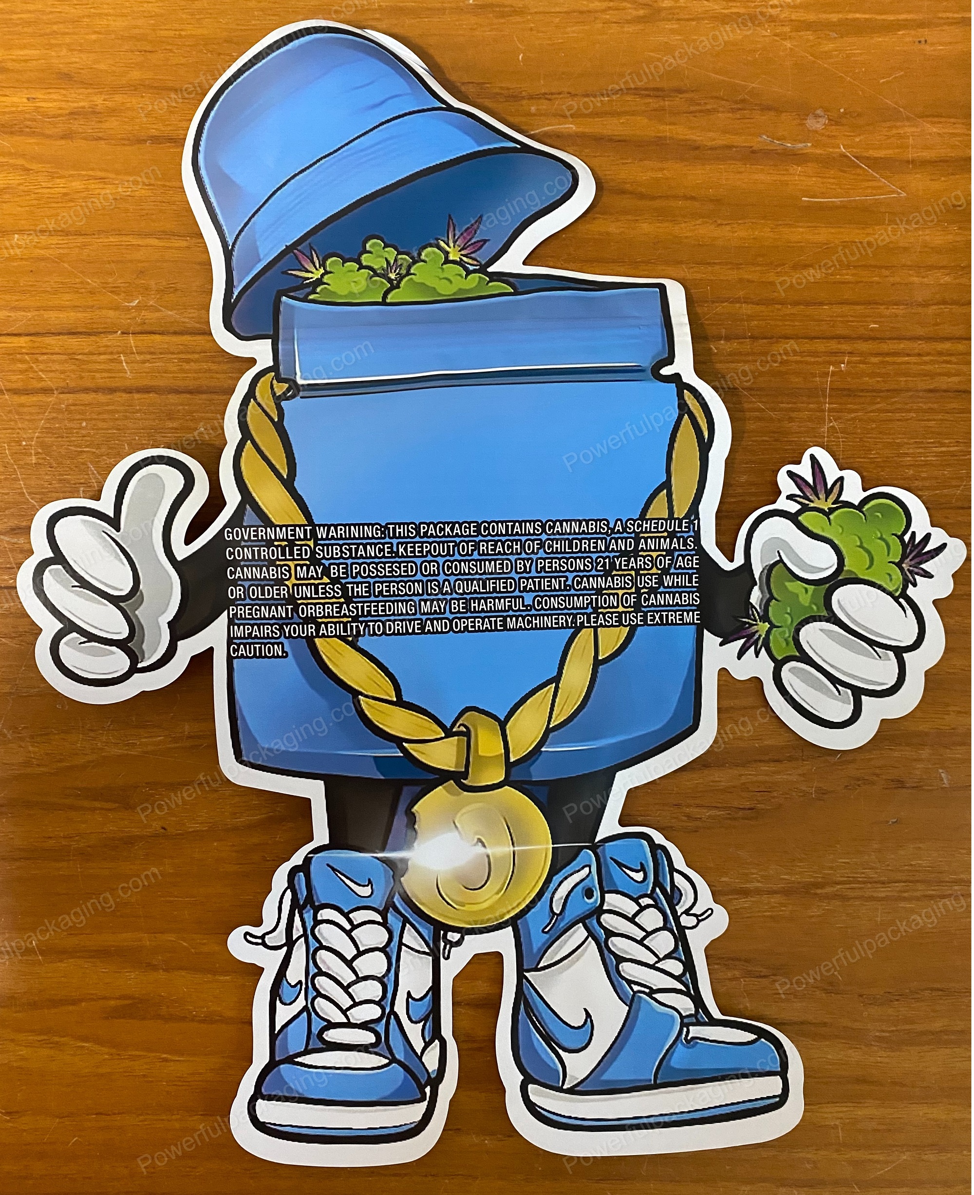 Pound Bags : (Cookies Bag) Mylar 1lb Bag *Empty Bag* (CaSupply)