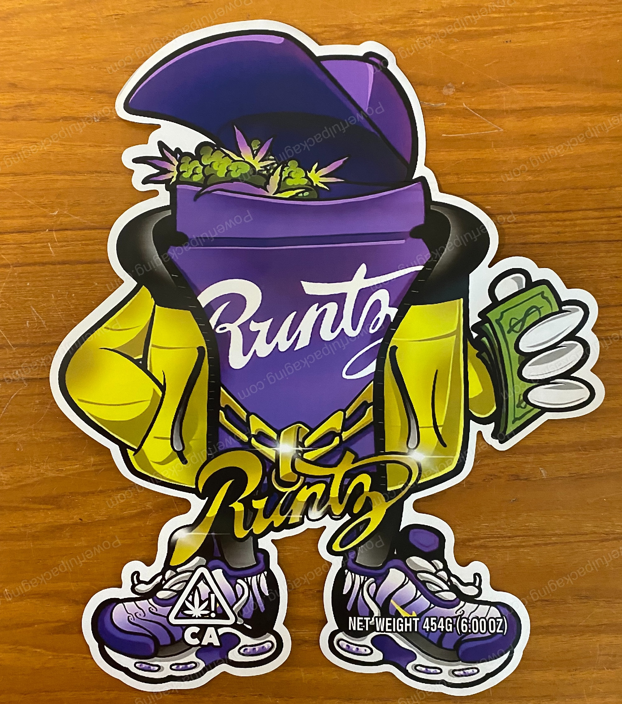 Pound Bags : (Runtz Bag) Mylar 1lb Bag *Empty Bag* (CaSupply)