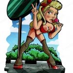 Day Walker Generic 3D Mylar Shaped Bag 3.5g Flower Packaging *Empty Bags* (CAsupply)