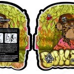 BackPack Boyz : Bombay NFT 3D Mylar Bored Ape Shaped Bag 3.5g Flower Packaging *Empty Bags* (CAsupply)