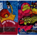 Don Merfos : Motitas Chicle Sabor A Limon Packaging 3.5 Mylar Bag *Empty Bags*
