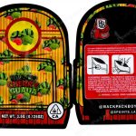 Backpack Boyz Black Cherry Guava Small Backpack Shaped (5x4.5in) 3D Mylar Bag 3.5g Flower Packaging *Empty Bags* (CAsupply)