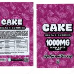 Cake Berry Layer Cake Delta 9 1000mg Edible Packaging Mylar Bag *Empty Bags* (CaSupply)