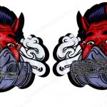 Devil Troll Generic 3D Mylar Shaped Bag 3.5g Flower Packaging *Empty Bags* (CAsupply)