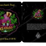 Gelato Pink Cone Generic Premium Flower Packaging 3.5 Mylar Bag *Empty Bags*