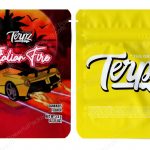 The Original Terpz Italian Fire Flower Packaging 3.5 Holographic Mylar Bag *Empty Bags*