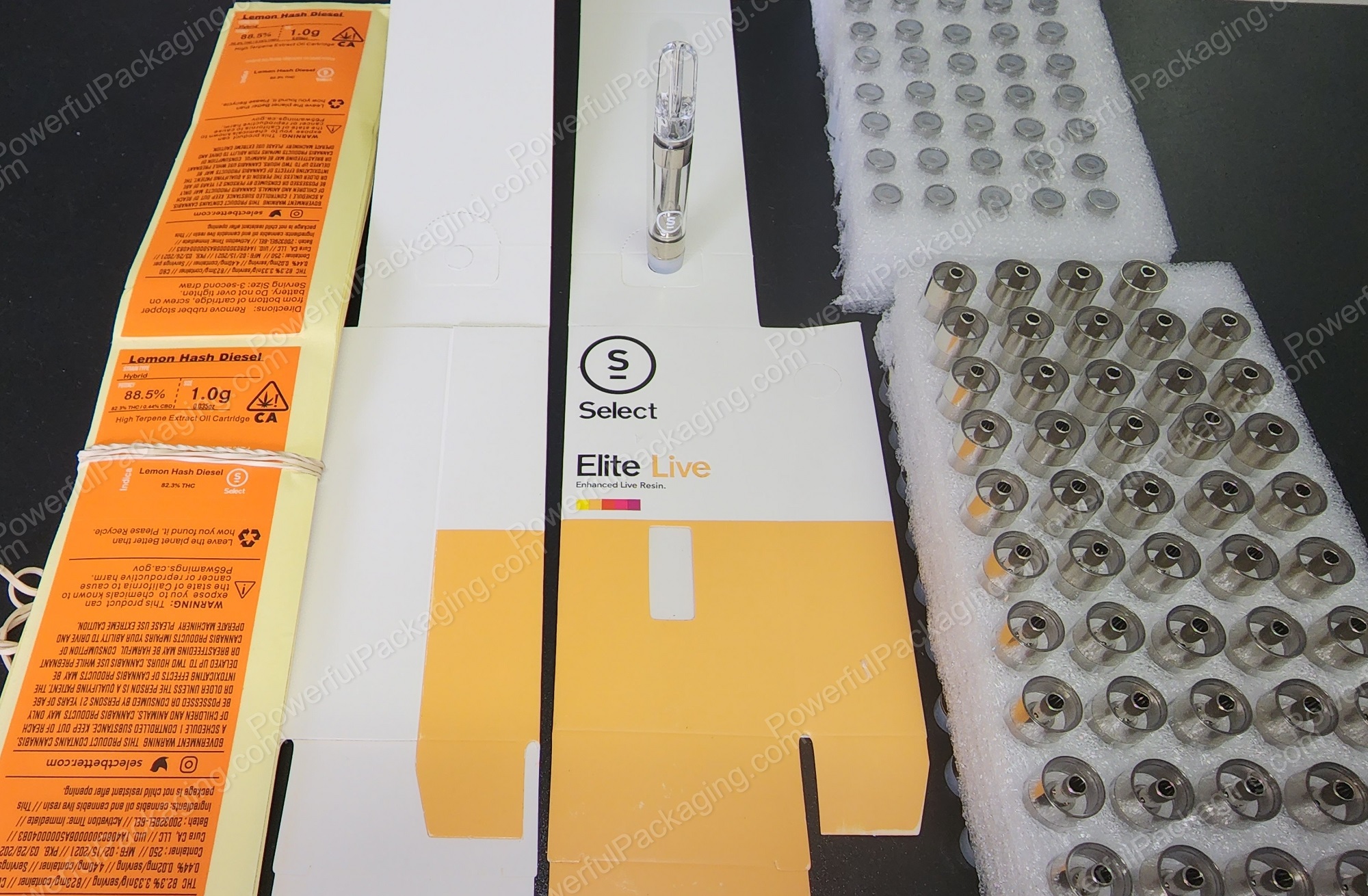 Select Elite Live Enchanced Live Resin Complete Set (Stickers,Cart,Packaging) *Empty Packaging*