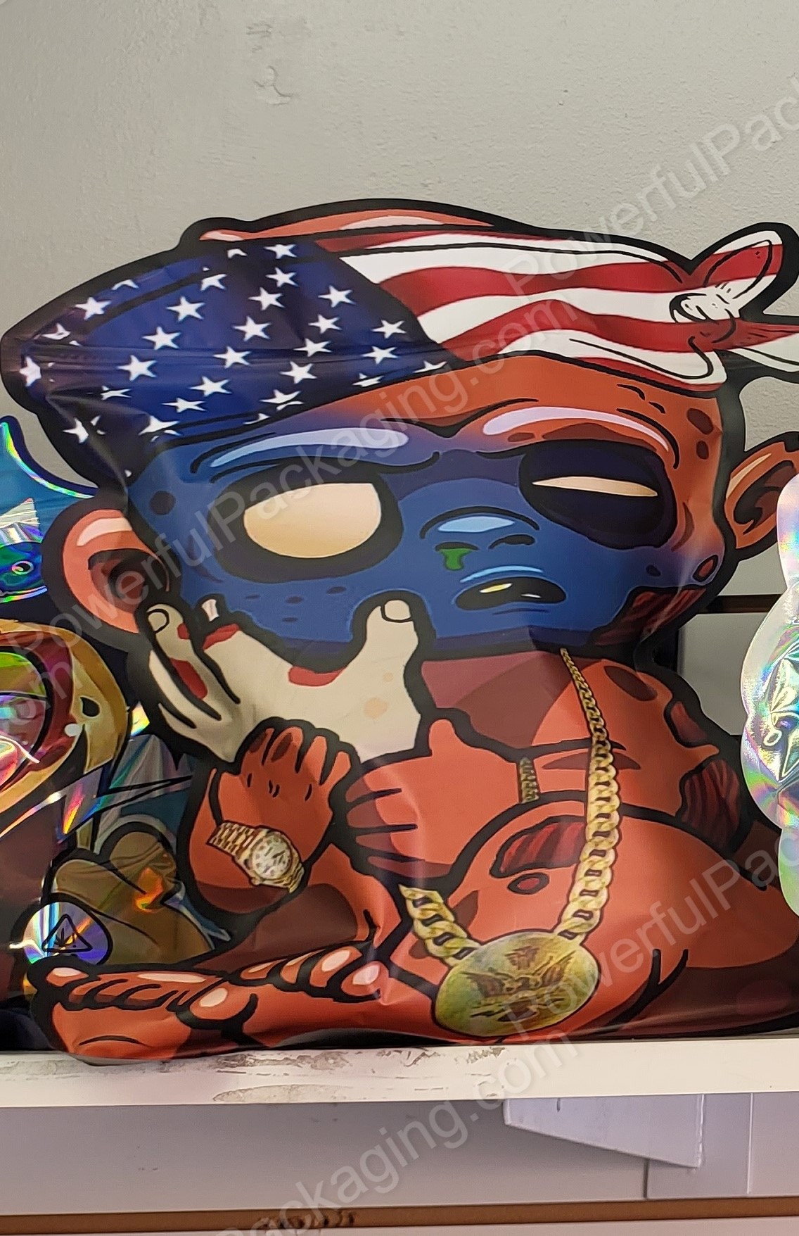 Pound Bags : American Zombie Baby Mylar 1lb Bag *Empty Bag* (CaSupply) (Copy)