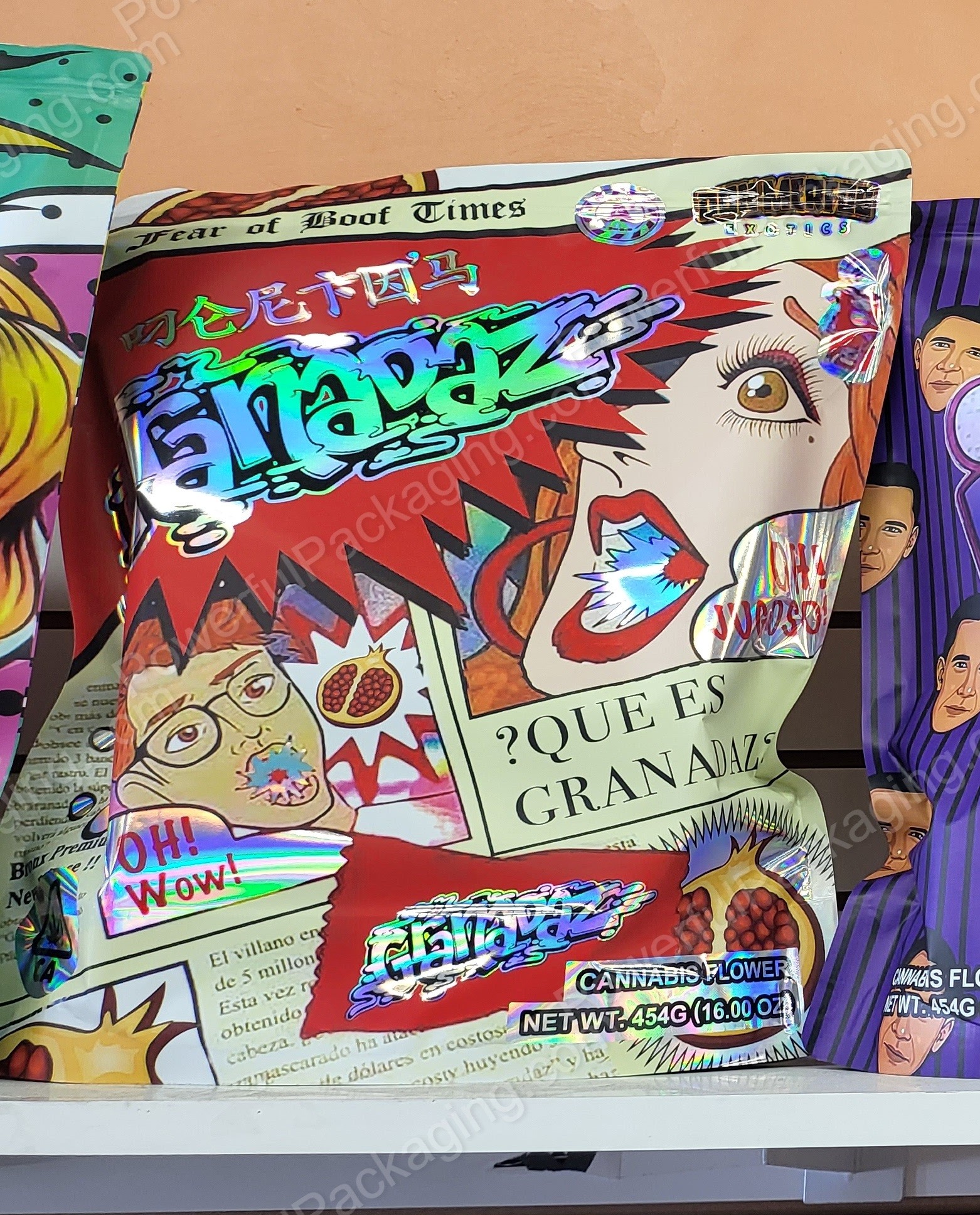 Pound Bags : Don Merfos Granadaz Pound Bag Mylar 1lb Bag *Empty Bag* (CaSupply)