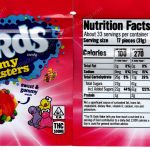 Nerds Gummy Cluster Wonka Candy Edible Mylar Bag *Empty Bags*