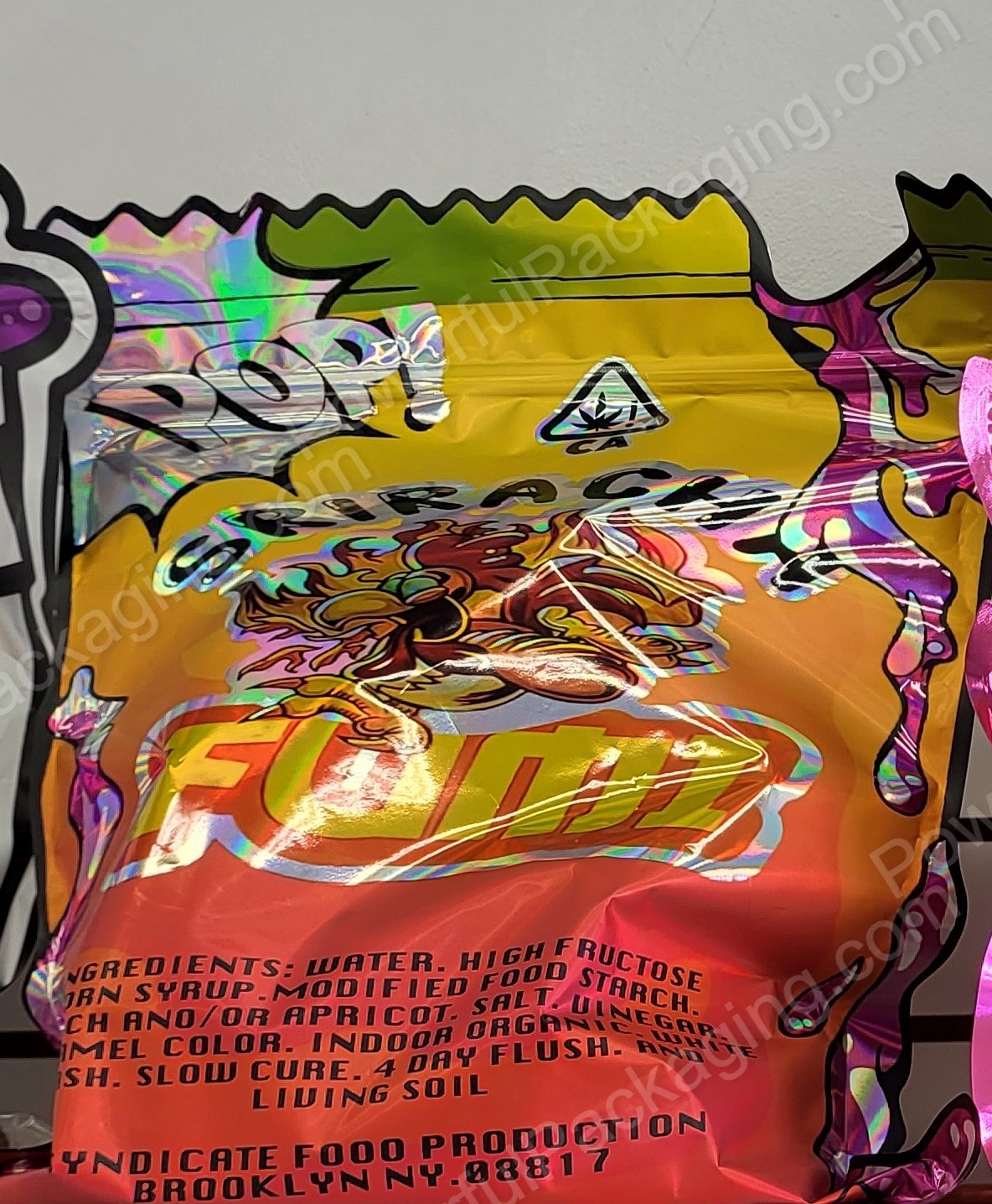 Pound Bags : Sriracha Fumi Sauce Pound Bag 3D Mylar 1lb Bag *Empty Bag* (CaSupply)