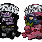 I Can't Feel My Face Baby Zombie By HighTolerance x Juelz Santana 3D Mylar Shaped Bag 3.5g Flower Packaging *Empty Bags* (CAsupply-X1)