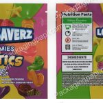LoveSaverz Gummies : Exotics Edible Mylar Bag *Empty Bags* (CaSupply)