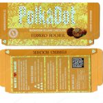PolkaDot Magic Mushroom Belgain Chocolate : Forrero Rocher 4g 10-Pack with Master Case (5x2.5in) *Empty Box* (CaSupply)